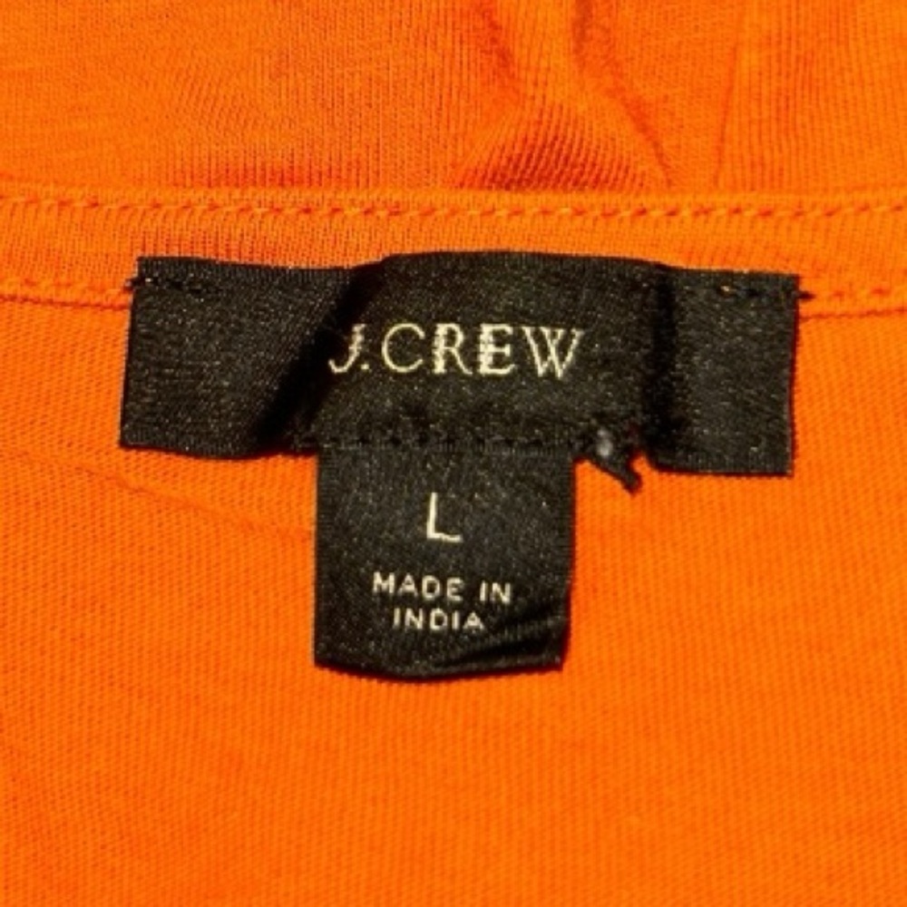 J.Crew Women's Bronze Orange Sleeveless Cotton Tiered Maxi Dress Size L Cotton - Picture 9 of 12